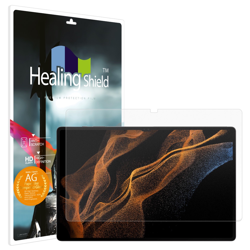 Kính cường lực Healing Shield 9h bảo vệ màn hình giống như giấy cho Galaxy Tab S8/ S7/ FE