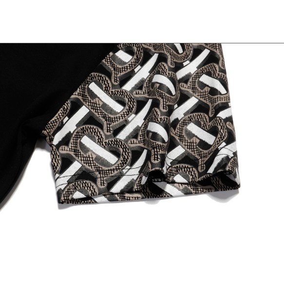 Áo Thun Cotton Tay Ngắn In Họa Tiết Burberry Thời Trang Cho Nam Và Nữ | BigBuy360 - bigbuy360.vn