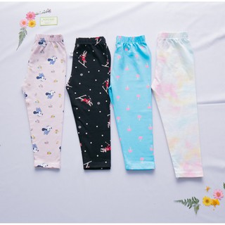 Quần leggin bé gái VNXK (10-30kg) chất thun xuất dư 100% cotton siêu đẹp [Hình Thật]