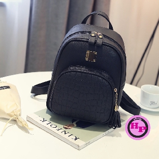 [HÀNG MỚI HOT] Balo nữ trẻ trung phối vân cá sấu hàng loại 1 chất đẹp