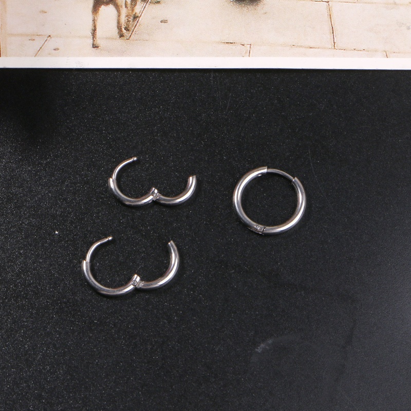 Bông Tai Tròn Bằng Bạc Thời Trang Dành Cho Nữ