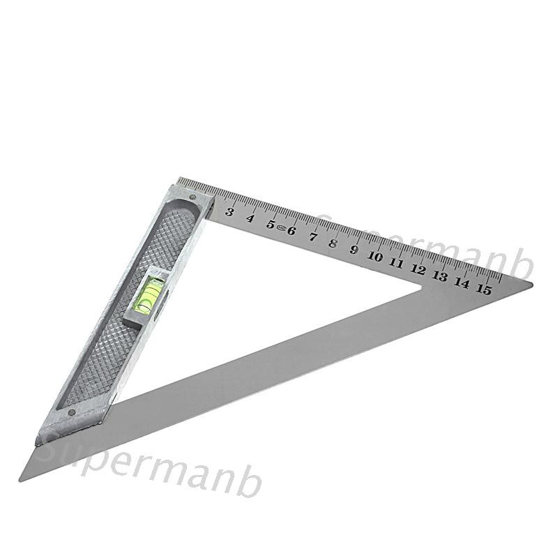 Thước Đo Góc Hình Tam Giác Bằng Hợp Kim 90 ° 150mm