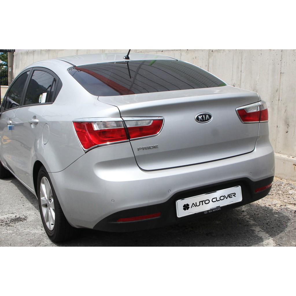 Viền đèn pha hậu xe Kia Rio sedan mạ crom