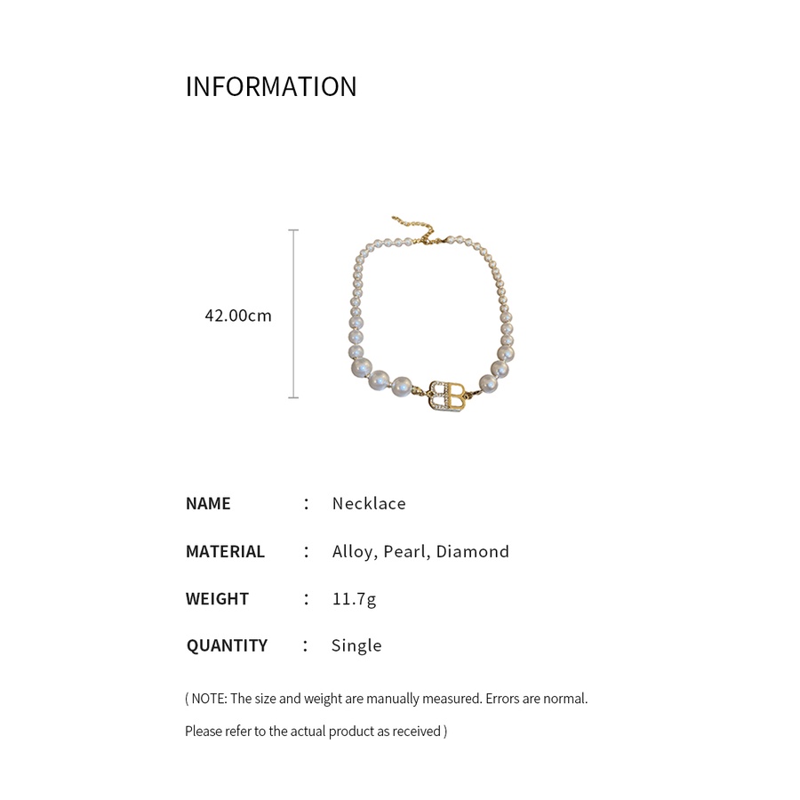 Dây Chuyền Đính Kim Cương Giả In Chữ Phong Cách Hàn Quốc