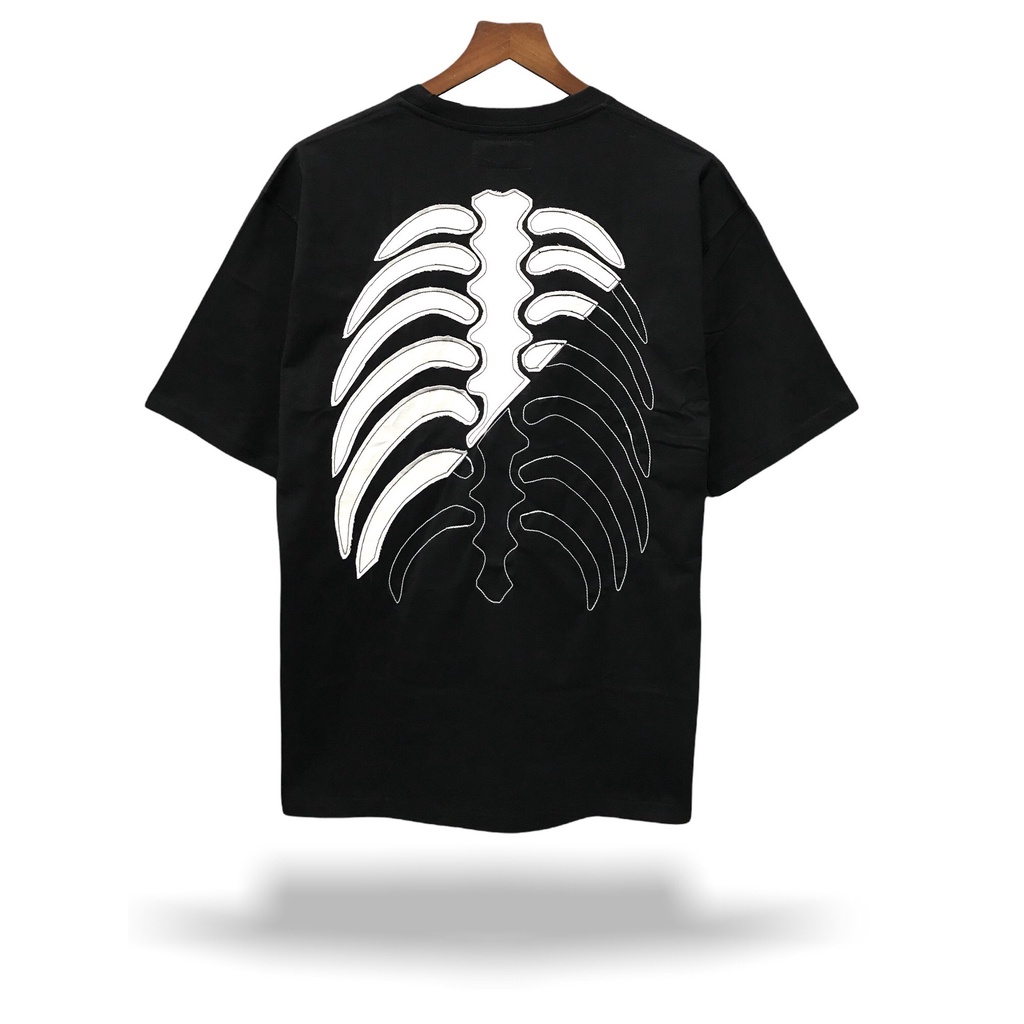 Áo thun unisex Half BONE Tee , áo phông T-shirt nam nữ unisex BONE