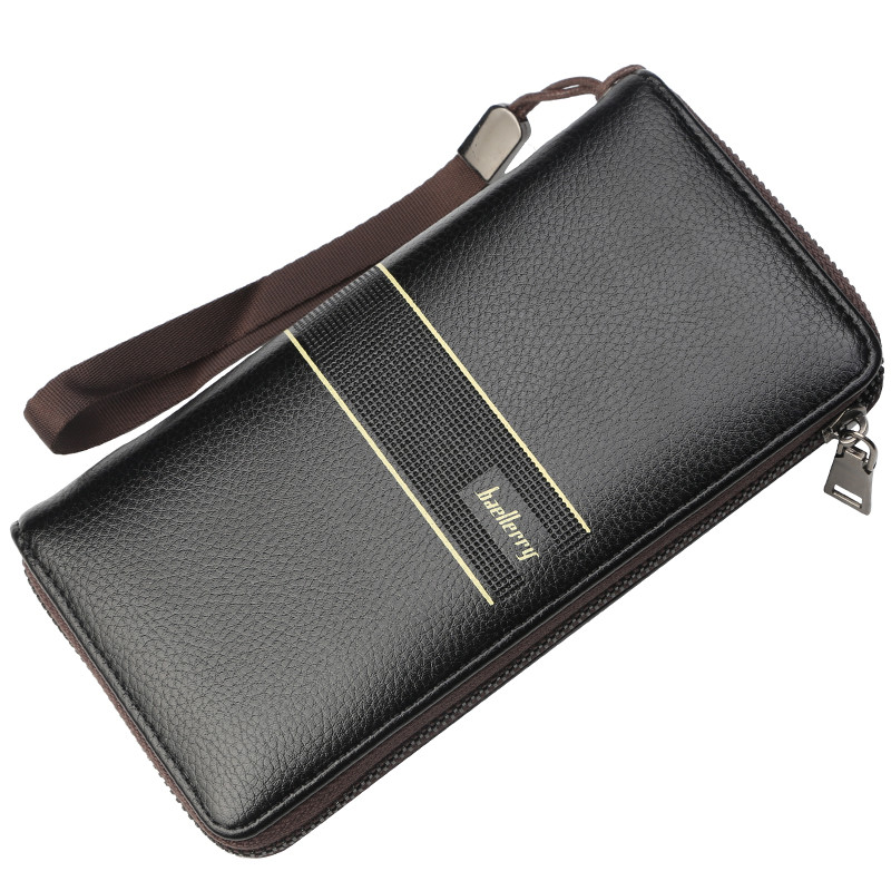 「COD」Baellerry Men's Clutch Bag Business Casual Multi-card Zipper Wallet