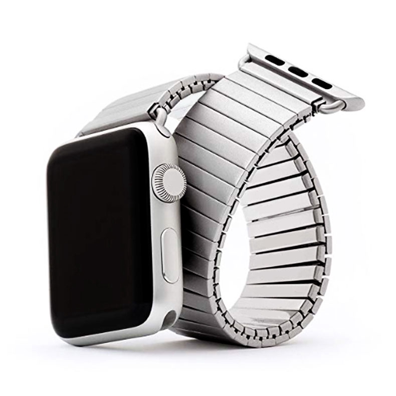 Dây Đeo Thay Thế Chất Liệu Thép Không Gỉ Thiết Kế Dạng Mắt Xích Cho Apple Watch 42mm 40mm 38mm Iwatch 5 / 4 / 3 / 2 / 1