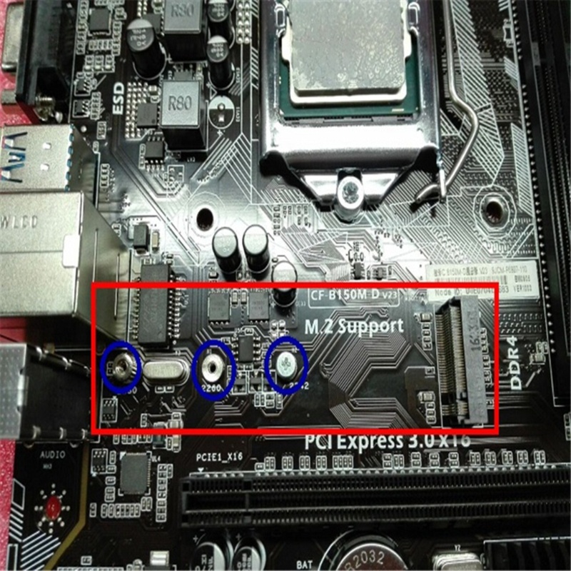 Bộ 5 Ốc Vít Đầu Lục Giác Cho Bo Mạch Chủ ASU-S M.2 SSD