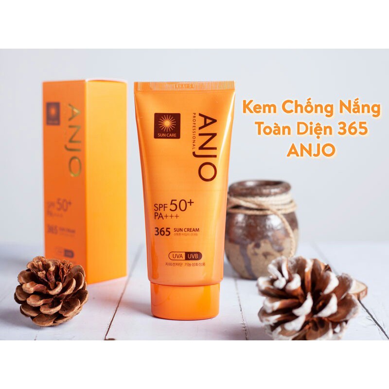 [Sỉ-Rẻ] Kem Chống Nắng Toàn Diện 365 Anjo Tuýp 70ml Hàn quốc - DC [Lẻ-Sỉ]