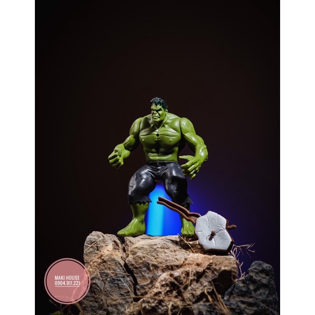 Đồ chơi mô hình siêu anh hùng Avenger Hulk Người Khổng lồ xanh.MHG02