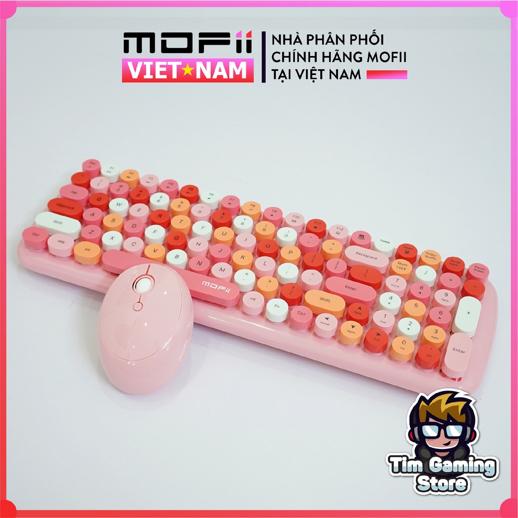 Bộ bàn phím và chuột không dây MOFII – Candy XR