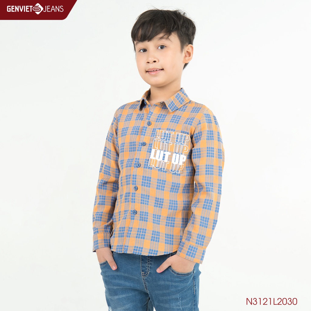 Áo Somi Dài Tay Genviet Bé Trai N3121L2030