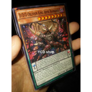 Thẻ bài yugioh chính hãng D/D/D Oblivion King Abyss Ragnarok