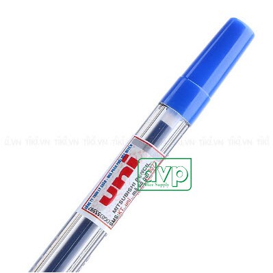 Bút Bi Đậy Nắp Uni SA-S - Mực Xanh (Vỉ 2 Cây) - Bút Nhật