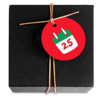 Set 10 tag gắn túi bánh, hộp bánh trang trí chủ đề Merry Christmas