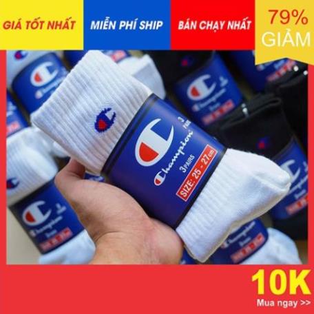 ⭐[HÀNG CAO CẤP]❗⭕❌TẤT, VỚ THỂ THAO CHAMPION, NIKE, ADIDAS, PUMA DỆT KIM DÙNG CHO THỂ THAO, BÓNG ĐÁ, BÓNG CHUYỀN.