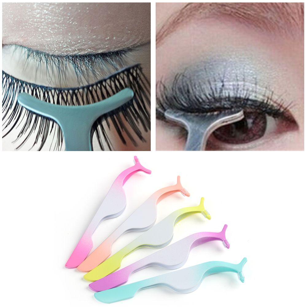 Nhíp Màu Sắc Gradient Chuyên Dụng Trang Điểm Lông Mi Giả