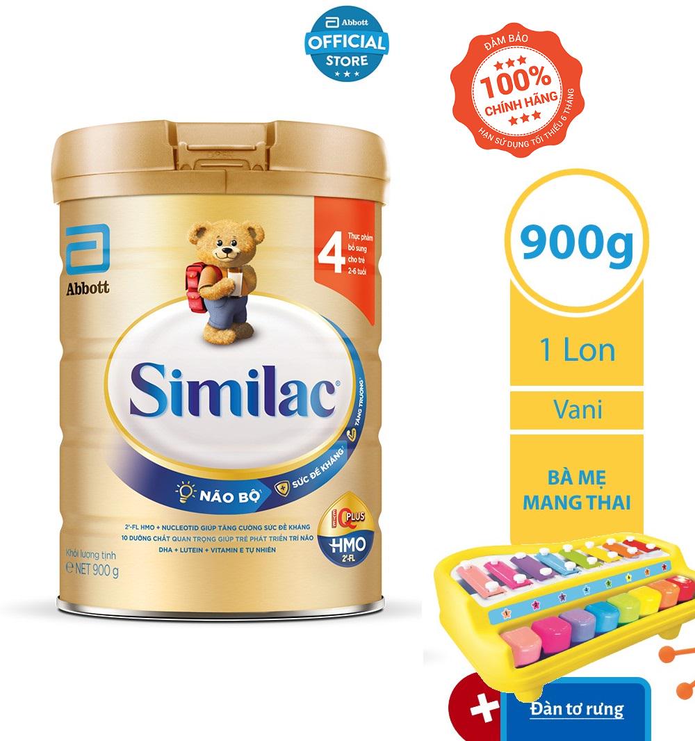 [Tặng Đàn Tơ Rưng Cho Bé] Sữa Bột Similac 4 900g/Lon