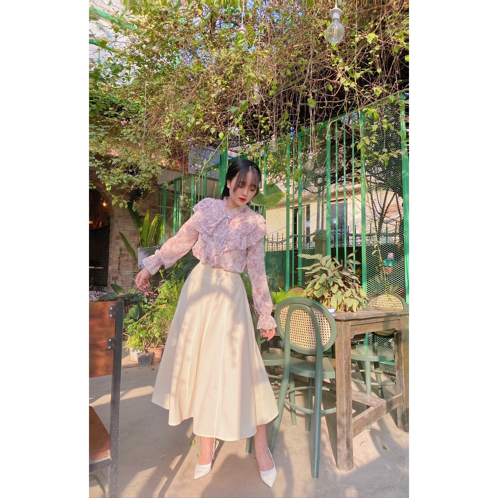 Chân váy tiểu thư dài cực xinh