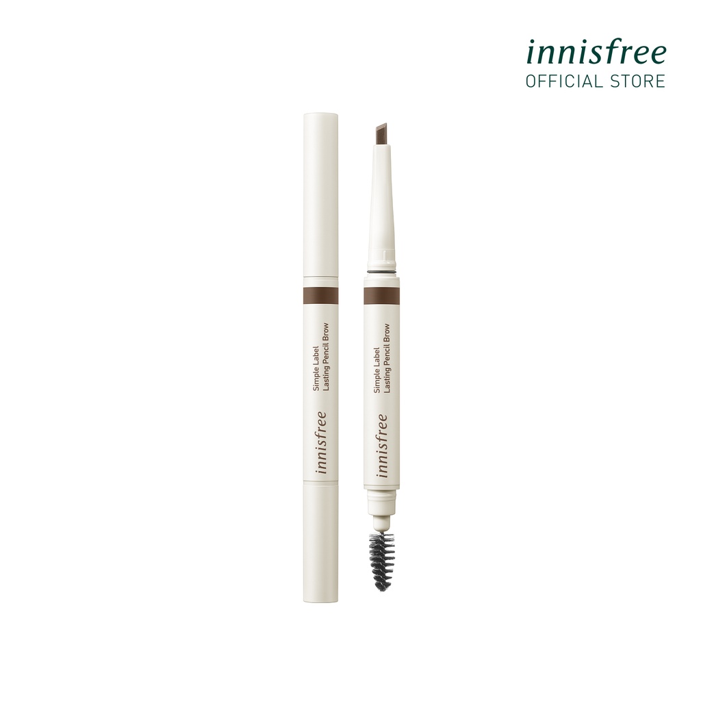 Chì kẻ mày thuần chay lâu trôi innisfree Simple Label Lasting Pencil Brow 0.15g