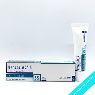 🔥CHÍNH HÃNG🔥 BENZAC AC 5 % 15g ( Benzoyl peroxide 5% ) Kem thoa mụn viêm