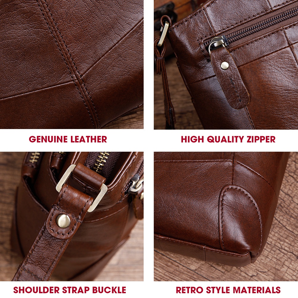 Túi đeo chéo Cobbler Legend bằng da thật thời trang cho bạn gái