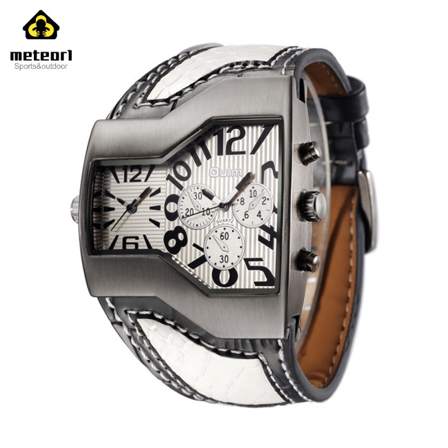 Men Business Quartz Watch Double Time Show Casual Sports Watches