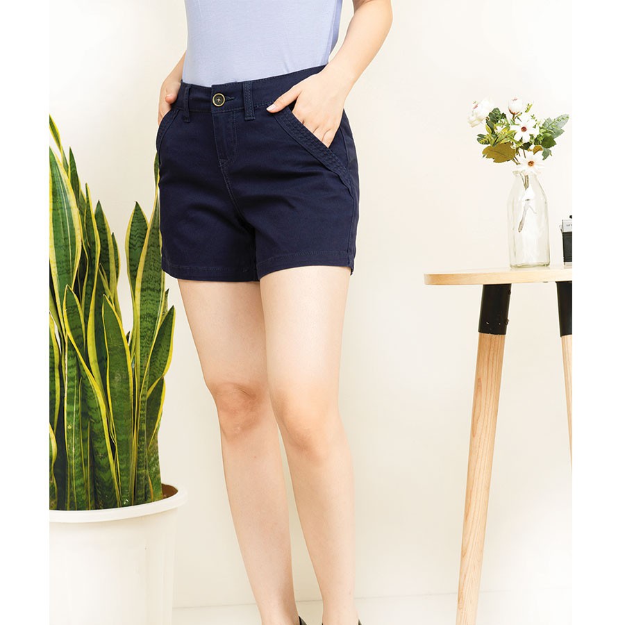 Quần short kaki nữ Umebay SO05, sooc cotton co giãn, túi chéo hiện đại trẻ trung