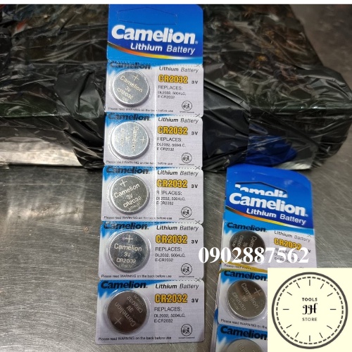 PIN CR2032 CAMELION VĨ 5 VIÊN (000235)