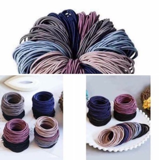 Bịch 100 dây thun cột tóc hàn quốc