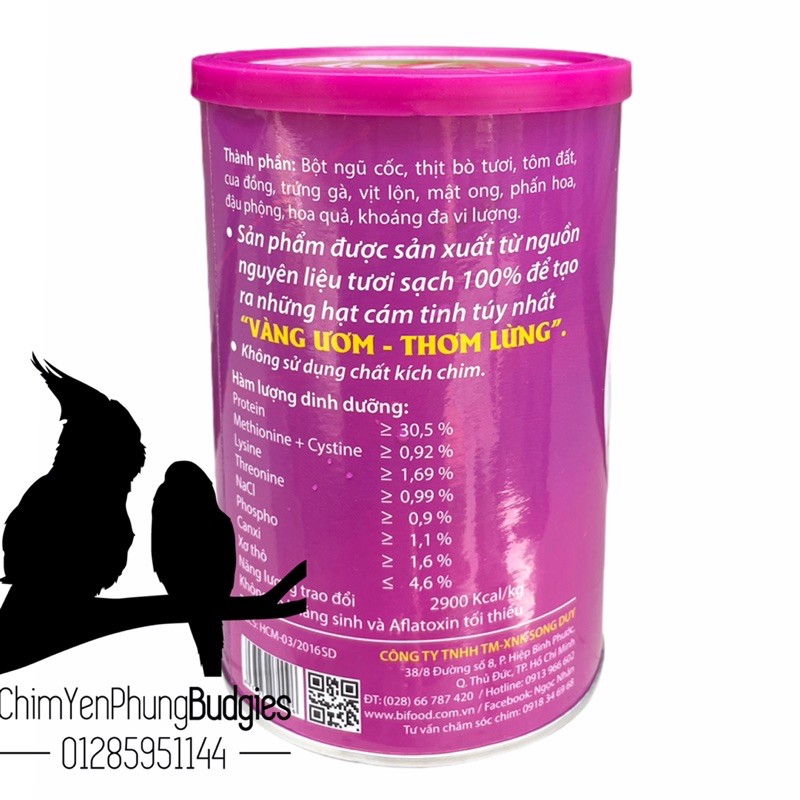 Hủ Cám Chào Mào Căng Lửa (Số 2) Bifood 320g - Bifood Hàng Cao Cấp [Thức Ăn Chào Mào]