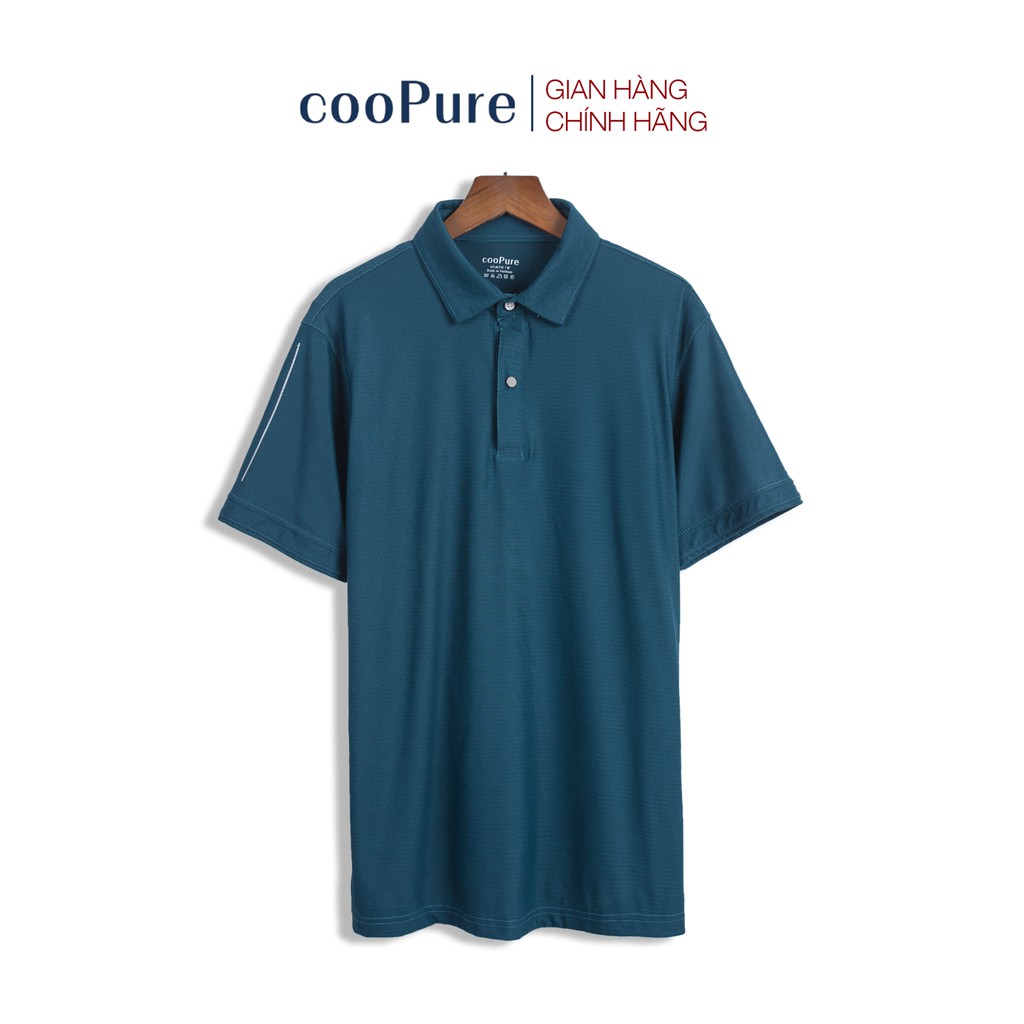 Áo thun polo nam cooPure dòng active, chất vải rayon mát mịn, thiết kế đường phản quang tinh tế NO.2773 (4 màu update)