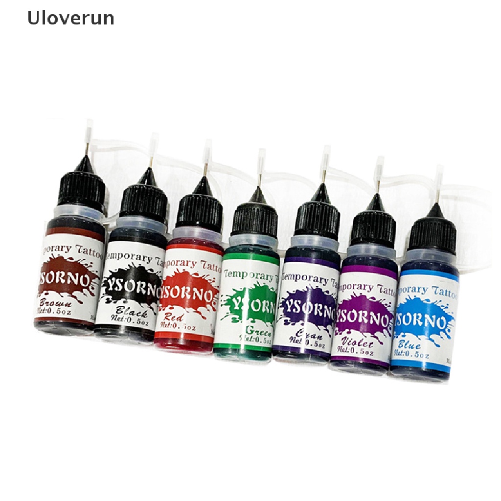 Mực Xăm Bán Vĩnh Viễn Tự Nhiên 10Ml Dành Cho Cơ Thể