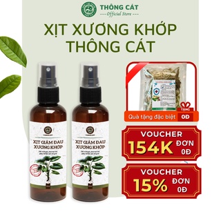 Xịt giảm đau xương khớp THÔNG CÁT hỗ trợ xương khớp, giảm đau cấp tốc