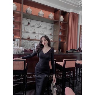 Đầm Body Cổ Tim Tay Dài