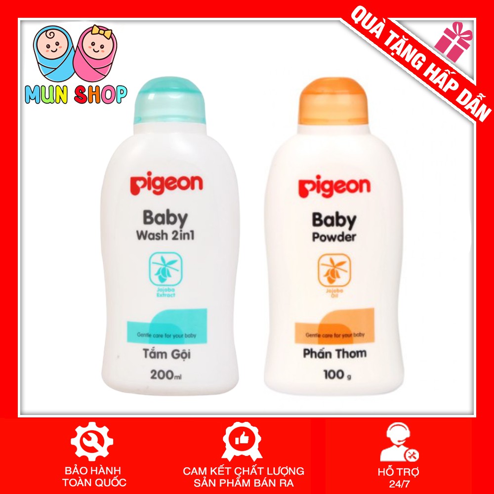 BIG SALESữa Tắm Gội Dịu Nhẹ Pigeon Jojoba Cho Bé 200ML