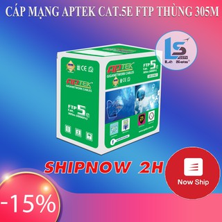 Cáp mạng⭐freeship⭐cáp mạng aptek cat.5e ftp thùng 305m