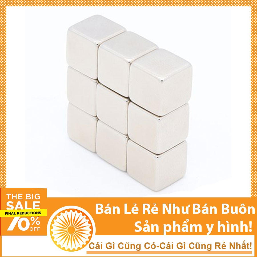 Nam Châm Đất Hiếm Khối Vuông 69