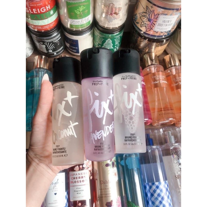 xịt khoáng trang điem mac prep prime fix scent có nhiều mùi