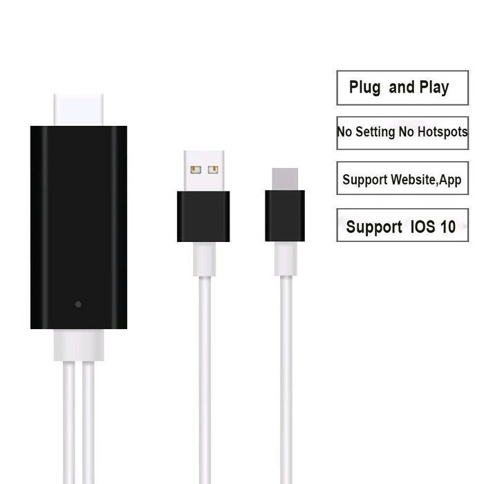 Cáp MHL  HDMI HDTV kết nối điện thoại IOS với TV ipad iphone 5 6 7