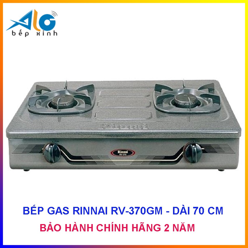 Bếp gas Rinnai RV-370GM(N) - RV-370G - Alo Bếp Xinh