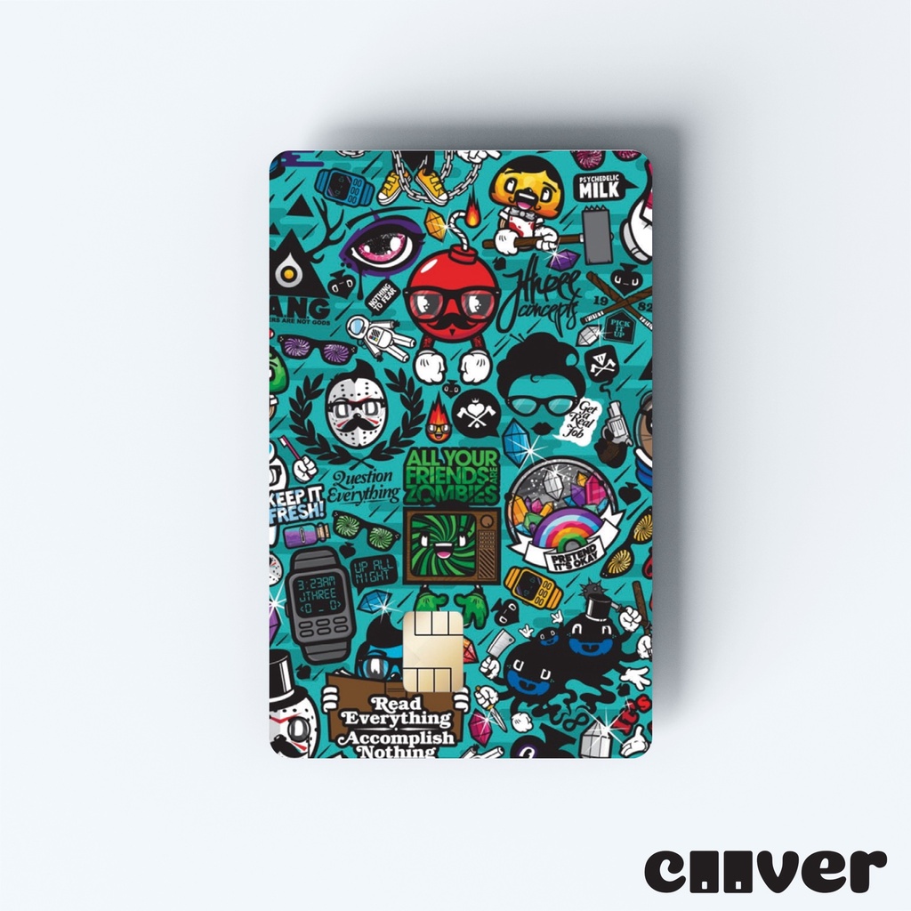 STICKER - Miếng dán thẻ FREESHIP – Miếng dán thẻ ngân hàng/thẻ ATM, thẻ chung cư, thẻ thang máy, thẻ gửi xe,... COOVER