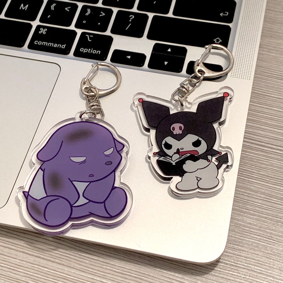 Móc Khóa Cặp Đôi Bằng Acrylic Dễ Thương