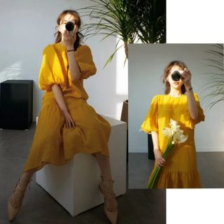 Order _ đầm suông bèo tay phồng