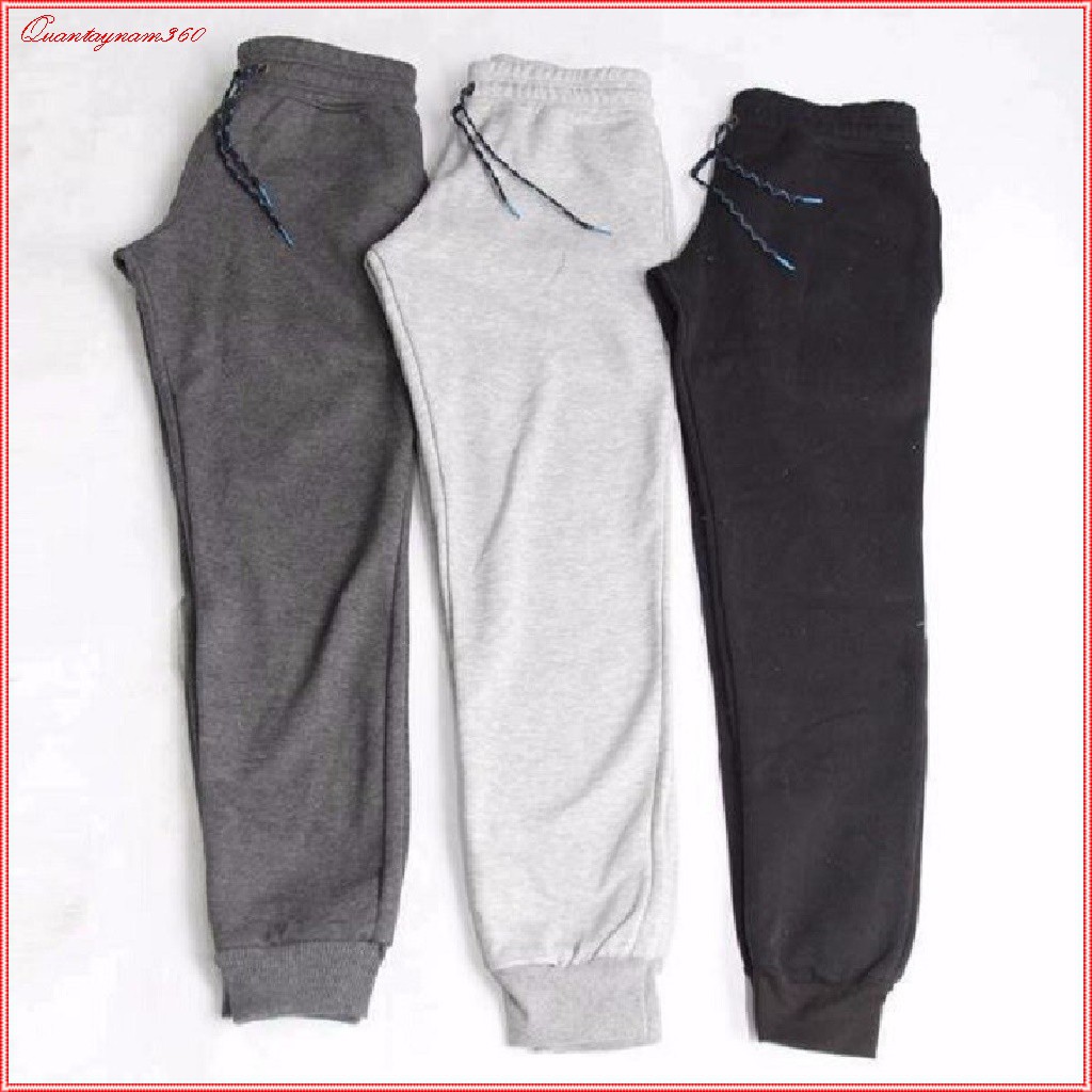 QUẦN JOGGER VNXK NAM NỮ THUN NỈ CO GIÃN - QUẦN NỈ THỂ THAO