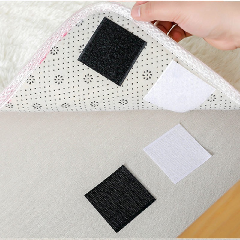 Miếng Dán Đa Năng Chống Trượt - Miếng Dán Gai Dính Cố Định Đồ Vật Bộ 10 Miếng