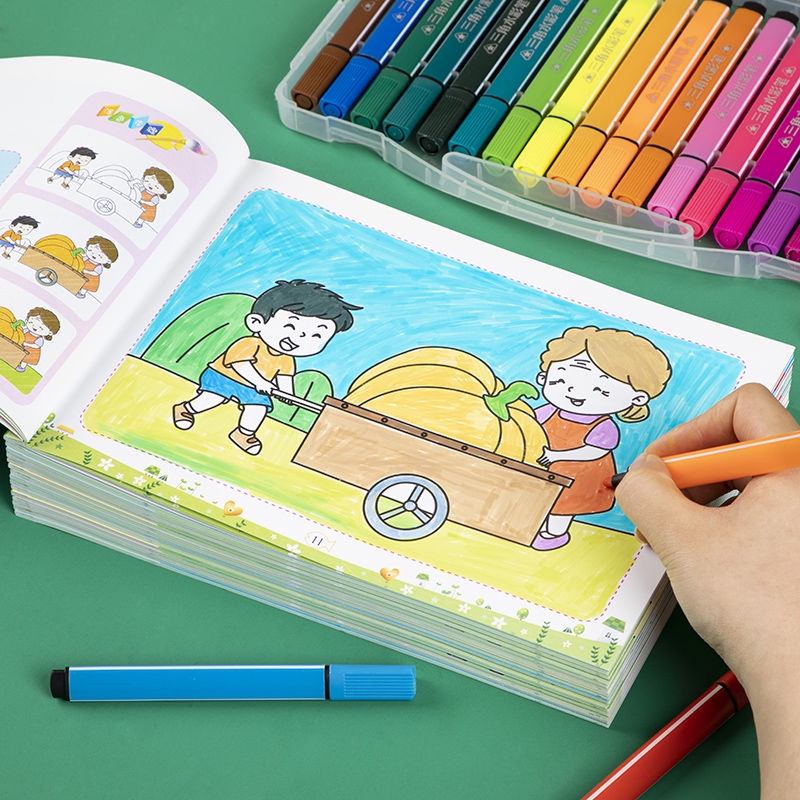 Sách Tô Màu Nước Độc Đáo Cho Bé