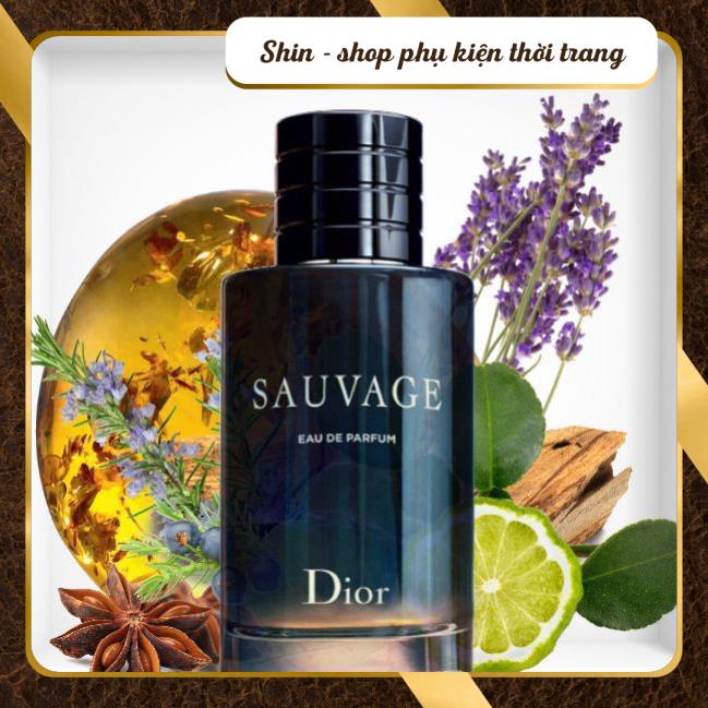 Nước hoa nam dầu thơm nam tính mạnh mẽ cuốn hút Sauvage EDT 100ml full box - Shin Shop