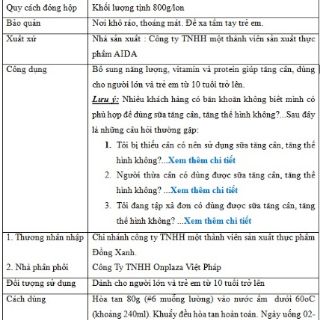 Sữa tăng cơ TOPMASS GOLD