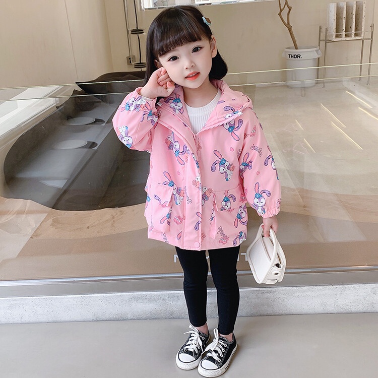 Áo Khoác Xuân Thu Phong Cách Phương Tây Mới Dành Cho Bé Gái 2022